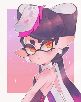 Callie Splatoon Character Art Paint By Numbers