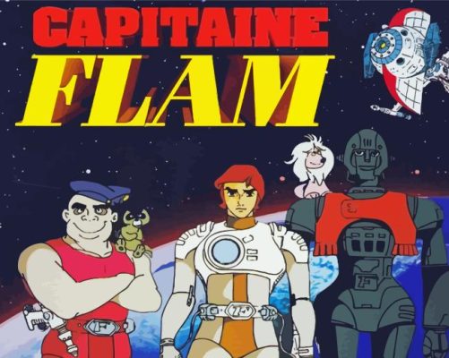 Capitaine Flam Poster Paint By Numbers