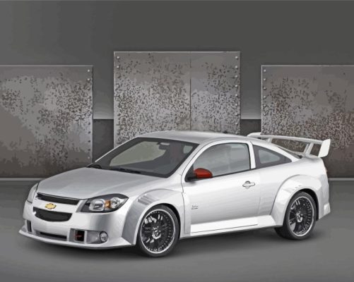 Chevrolet Cobalt Grey Car Paint By Numbers