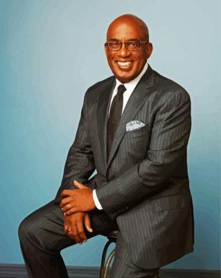 Classy Tv Presenter Al Roker Paint By Numbers