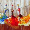 Colorful Abstract Ballerinas Paint By Numbers