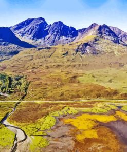 Cuillin Ridge Isle Of Skye Landscape Paint By Number