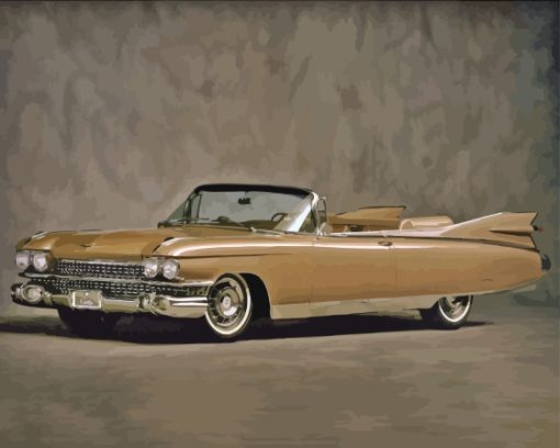 Eldorado Cadillac 1959 Paint By Numbers