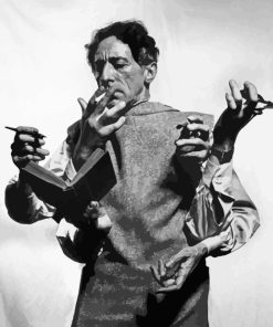 French Poet Jean Cocteau Paint By Numbers