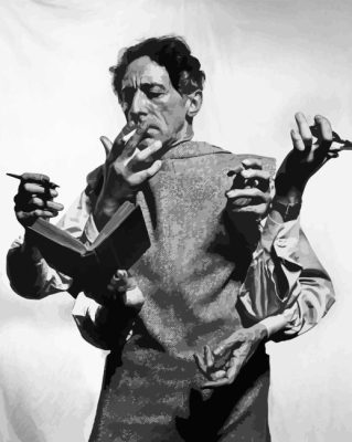 French Poet Jean Cocteau Paint By Numbers