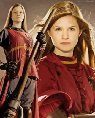 Harry Potter Ginny Weasley Character Paint By Number