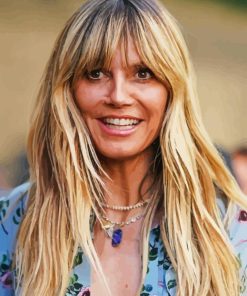 Heidi Klum Paint By Numbers