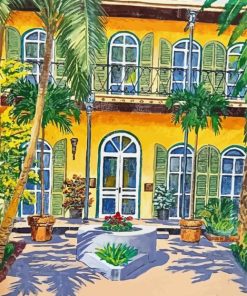 Hemingway House Key West Art Paint By Numbers