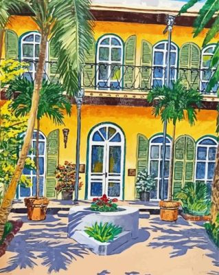 Hemingway House Key West Art Paint By Numbers