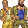 Illustration Terence Hill And Bud Spencer Paint By Numbers