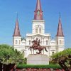 Jackson Square New Orleans Louisiana Paint By Numbers