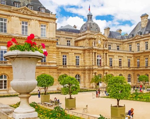 Jardin Du Luxembourg Paint By Numbers