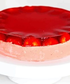 Jello Strawberry Cake Paint By Numbers