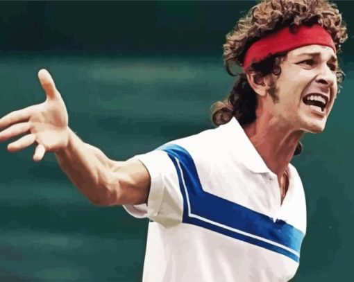 John McEnroe Paint By Numbers