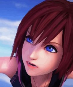 Kairi Game Character Paint By Numbers