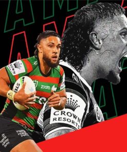 Keaon Koloamatangi Rabbitohs Paint By Numbers