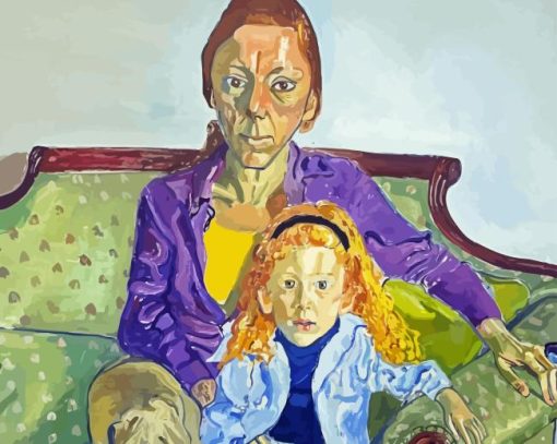 LInda Nochlin By Alice Neel Paint By Numbers