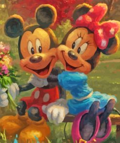 Minnie Mickey Paint By Number