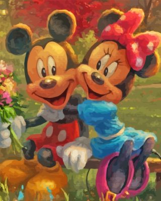 Minnie Mickey Paint By Number