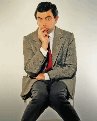 Mr Bean Poster Paint By Numbers