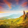 Old Man Of Storr Hill At Sunset Paint By Numbers