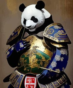 Panda Samurai Paint By Numbers