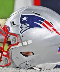 Patriots Helmet Paint By Numbers