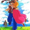 Pazu And Sheeta Castle In The Sky Anime Paint By Numbers