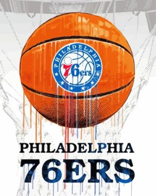 Philadelphia 76ers Basketball Club Paint By Numbers