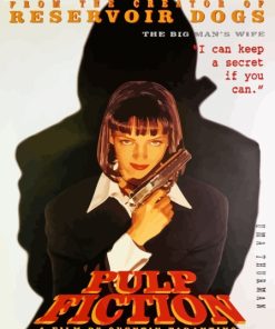 Pulp Fiction Movie Paint By Number