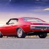 Red 71 Chevelle Paint By Number