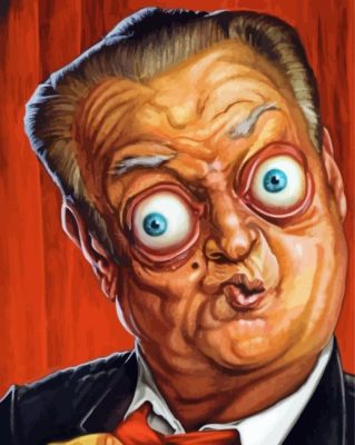 Rodney Dangerfield Caricature Paint By Numbers