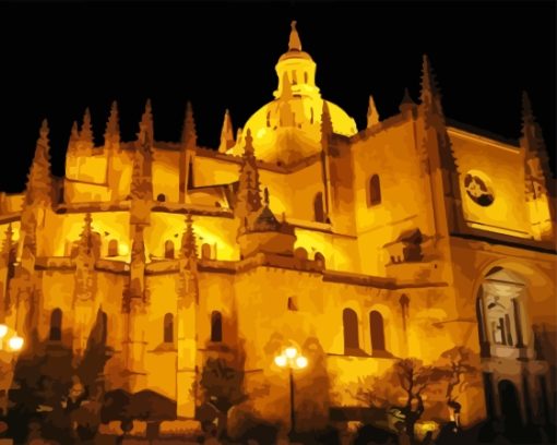 Segovia Cathedral Paint By Number