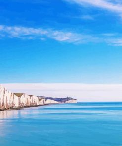 Seven Sisters Cliffs East Sussex Paint By Numbers