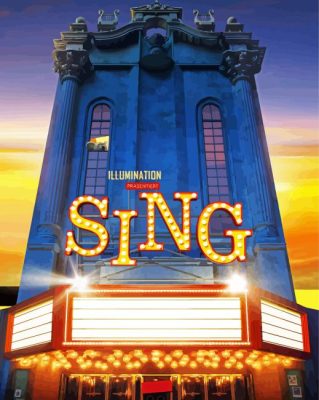 Sing Movie Poster Paint By Numbers