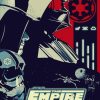 Star Wars Empire Strikes Back Illustration Poster Paint By Numbers