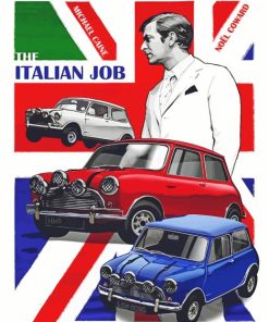 The Italian Job Movie Poster Art Paint By Numbers