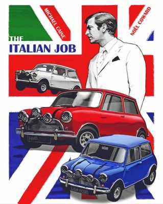 The Italian Job Movie Poster Art Paint By Numbers