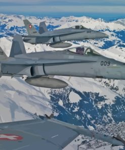 The McDonnell Fa 18 Hornet Paint By Numbers