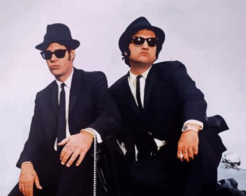 The Blues Brothers Paint By Numbers