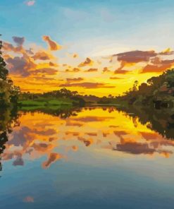 Venezuela Landscape Sunset Paint By Numbers