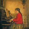 Woman Playing The Piano Casimiro Sainz Paint By Number