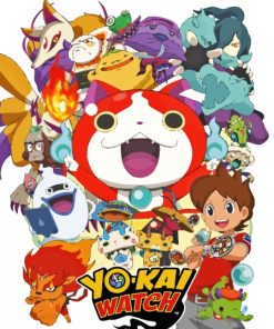 Yo Kai Watch Poster Paint By Numbers