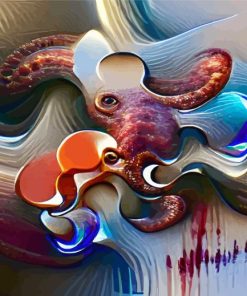 Abstract Octopus Paint By Numbers