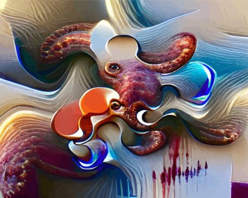 Abstract Octopus Paint By Numbers