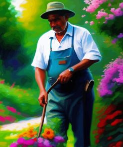 Aesthetic Gardener Paint By Numbers