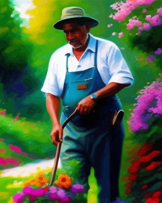 Aesthetic Gardener Paint By Numbers