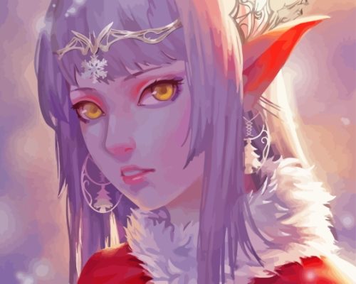 Beautiful Elf Girl Paint By Numbers