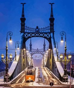 Budapest Liberty Bridge Paint By Numbers