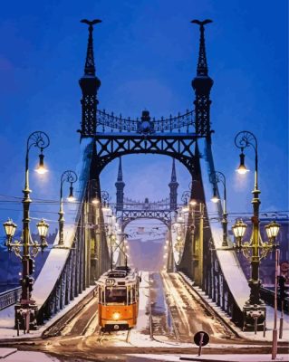 Budapest Liberty Bridge Paint By Numbers